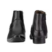 Mens boot Black Formal Party Long Boots Laceup Zip Shoes