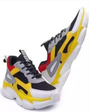 yellow white multicolor shoes for men latest rending tik tok shoes