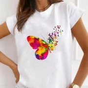 Women casual printed tedy T-Shirts