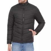 PERFKT-U Men's Black Solid Puffer Jacket