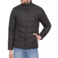 perfkt-u-mens-black-solid-puffer-jacket