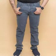 Rigbone men's Grey regular comport fit Denimjeans